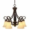 Outlet 🔔 Golden Lighting Torbellino 5 Light Nook Chandelier American Farmhouse ❤️ 1 Golden Lighting Torbellino 5 Light Nook Chandelier American Farmhouse