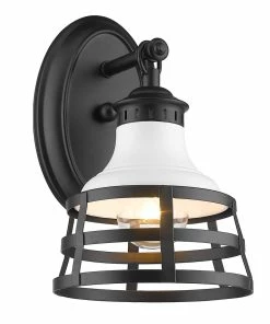 Top 10 😉 Golden Lighting American Farmhouse Locklyn 1 Light Wall Sconce ⭐ 9 Golden Lighting American Farmhouse Locklyn 1 Light Wall Sconce