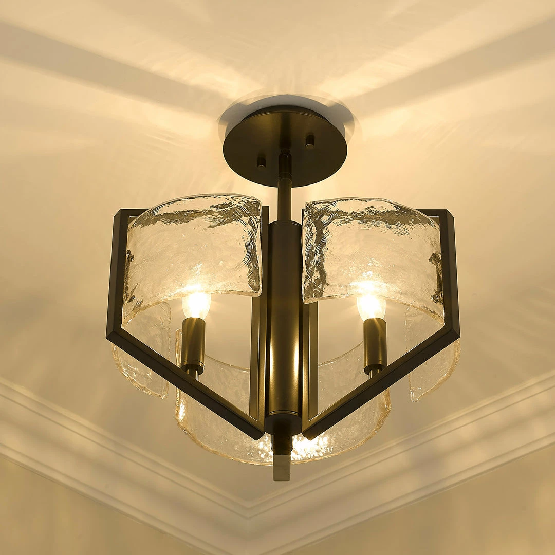 Cheap ๐ Golden Lighting Varsha Semi-Flush ๐ 7 Golden Lighting Varsha Semi-Flush