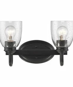 Golden Lighting Parrish 2 Light Bath Vanity American Farmhouse