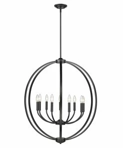 Golden Lighting American Farmhouse Colson 9 Light Chandelier