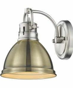 Golden Lighting American Farmhouse Duncan 1 Light Bath Vanity