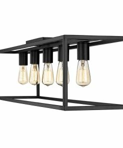 Deals โ๏ธ Golden Lighting American Farmhouse Wesson Flush Mount - 41" ๐งจ 12 Golden Lighting American Farmhouse Wesson Flush Mount - 41