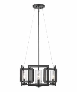 Golden Lighting American Farmhouse Marco 4 Light Pendant