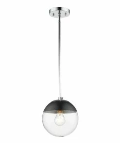 Golden Lighting Dixon Small Pendant With Rod - Closeout