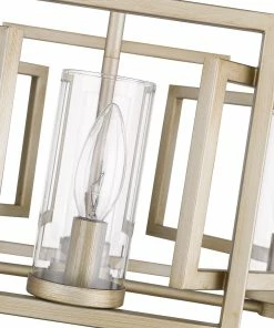 Golden Lighting American Farmhouse Marco 4 Light Pendant