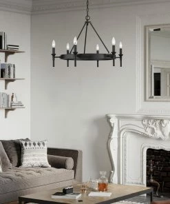 Golden Lighting Edinburgh 6 Light Chandelier