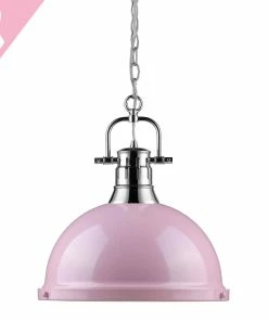 Golden Lighting Duncan 1 Light Pendant With Chain - Closeout