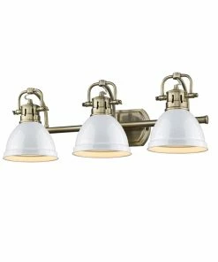 Golden Lighting Duncan 3 Light Bath Vanity - Closeout American Farmhouse