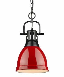 Golden Lighting Duncan Small Pendant With Chain