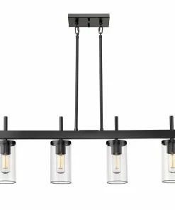 Golden Lighting American Farmhouse Winslett Linear Pendant