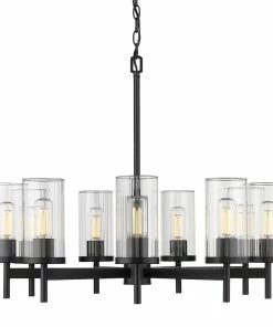 Golden Lighting Winslett 9 Light Chandelier American Farmhouse
