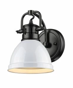 Golden Lighting American Farmhouse Duncan 1 Light Bath Vanity