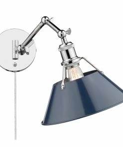 Golden Lighting Transitional Looks Orwell 1 Light Articulating Wall Sconce