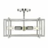 Promo ๐งจ Golden Lighting Tribeca Semi-Flush ๐ 2 Golden Lighting Tribeca Semi-Flush