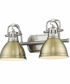 New ✨ Golden Lighting Duncan 2 Light Bath Vanity 👍 215 Golden Lighting Duncan 2 Light Bath Vanity