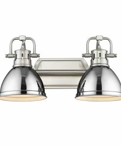 New ✨ Golden Lighting Duncan 2 Light Bath Vanity 👍 225 Golden Lighting Duncan 2 Light Bath Vanity