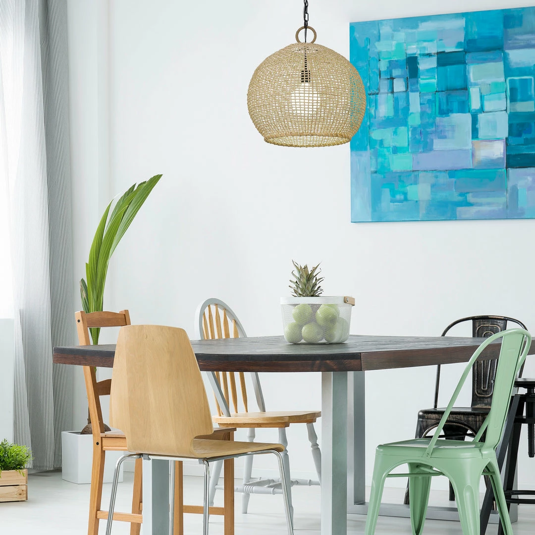 Best reviews of ๐ Golden Lighting American Farmhouse Reed Large Pendant ๐ 7 Golden Lighting American Farmhouse Reed Large Pendant