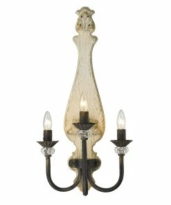 Golden Lighting Brigette 3 Light Wall Sconce