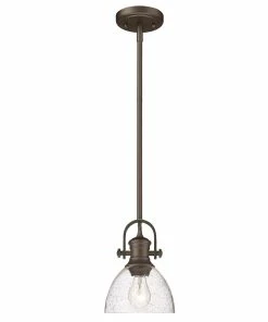 Golden Lighting American Farmhouse Hines Mini Pendant