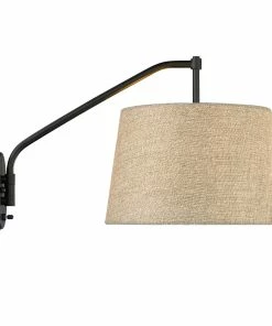 Golden Lighting Ryleigh 1 Light Articulating Wall Sconce American Farmhouse