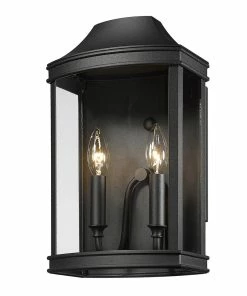 Golden Lighting Cohen Medium Wall Sconce - Outdoor
