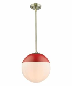 New ๐ Golden Lighting American Farmhouse Dixon 1 Light Pendant With Rod - Closeout โ๏ธ 24 Golden Lighting American Farmhouse Dixon 1 Light Pendant With Rod - Closeout