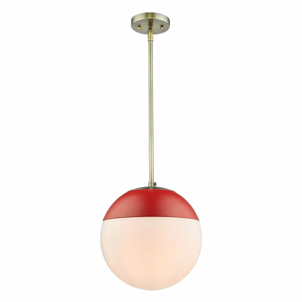 New ๐ Golden Lighting American Farmhouse Dixon 1 Light Pendant With Rod - Closeout โ๏ธ 8 Golden Lighting American Farmhouse Dixon 1 Light Pendant With Rod - Closeout