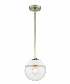 Golden Lighting Dixon Small Pendant With Rod - Closeout