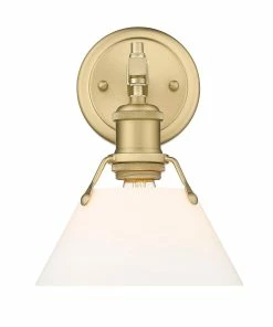 Golden Lighting Orwell 1 Light Bath Vanity American Farmhouse