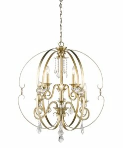 Golden Lighting Ella 2 Tier - 9 Light Chandelier American Farmhouse