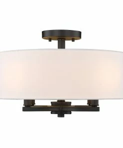 Golden Lighting Eliana 4 Light Semi-Flush