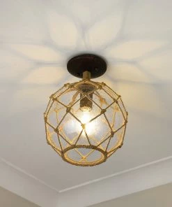 Golden Lighting Haddoc Semi-Flush