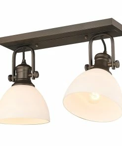 Wholesale ❤️ Golden Lighting Hines 2 Light Semi-Flush American Farmhouse 😉 42 Golden Lighting Hines 2 Light Semi-Flush American Farmhouse