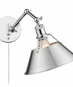 Golden Lighting Transitional Looks Orwell 1 Light Articulating Wall Sconce
