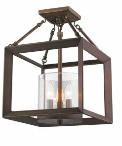 Golden Lighting Smyth Semi-Flush (Convertible)