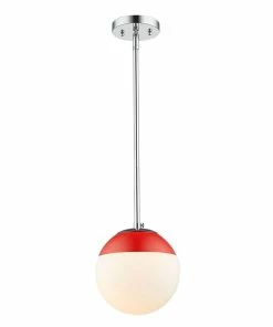 Golden Lighting Dixon Small Pendant With Rod - Closeout