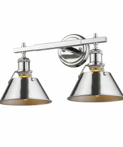 Golden Lighting American Farmhouse Orwell 2 Light Bath Vanity