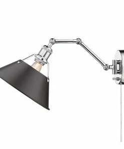 Golden Lighting Transitional Looks Orwell 1 Light Articulating Wall Sconce