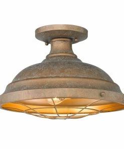 Golden Lighting Bartlett Semi-Flush