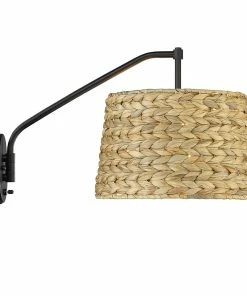 Golden Lighting Ryleigh 1 Light Articulating Wall Sconce American Farmhouse