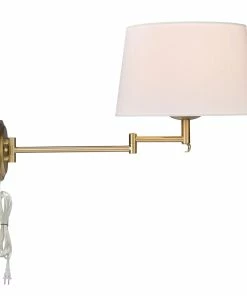 Golden Lighting American Farmhouse Eleanor 1 Light Articulating Wall Sconce