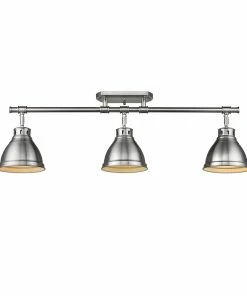 Outlet 😍 Golden Lighting American Farmhouse Duncan Semi-Flush - Track Light ⌛ 21 Golden Lighting American Farmhouse Duncan Semi-Flush - Track Light