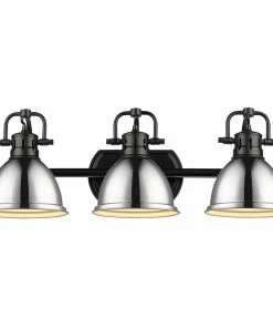 Golden Lighting Duncan 3 Light Bath Vanity - Closeout American Farmhouse