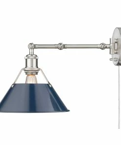 Golden Lighting Transitional Looks Orwell 1 Light Articulating Wall Sconce