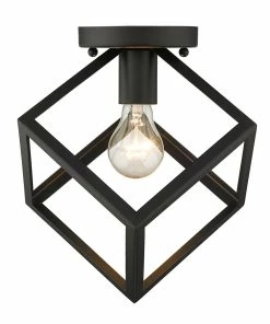 Golden Lighting Cassio Flush Mount American Farmhouse