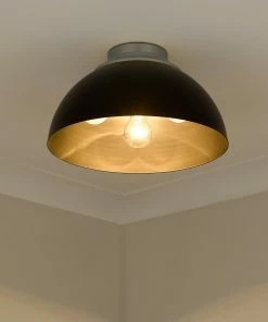 Golden Lighting Zoey Flush Mount American Farmhouse