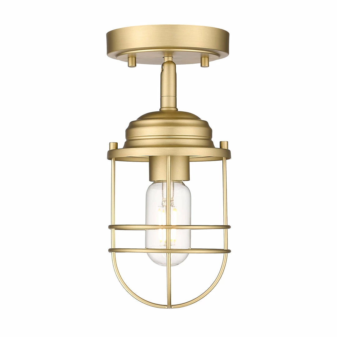 Discount ๐ Golden Lighting Seaport Semi-Flush ๐ 4 Golden Lighting Seaport Semi-Flush