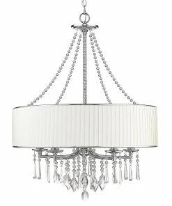 Golden Lighting American Farmhouse Echelon 5 Light Chandelier