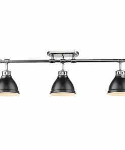 Golden Lighting Duncan Semi-Flush - Track Light - Closeout American Farmhouse